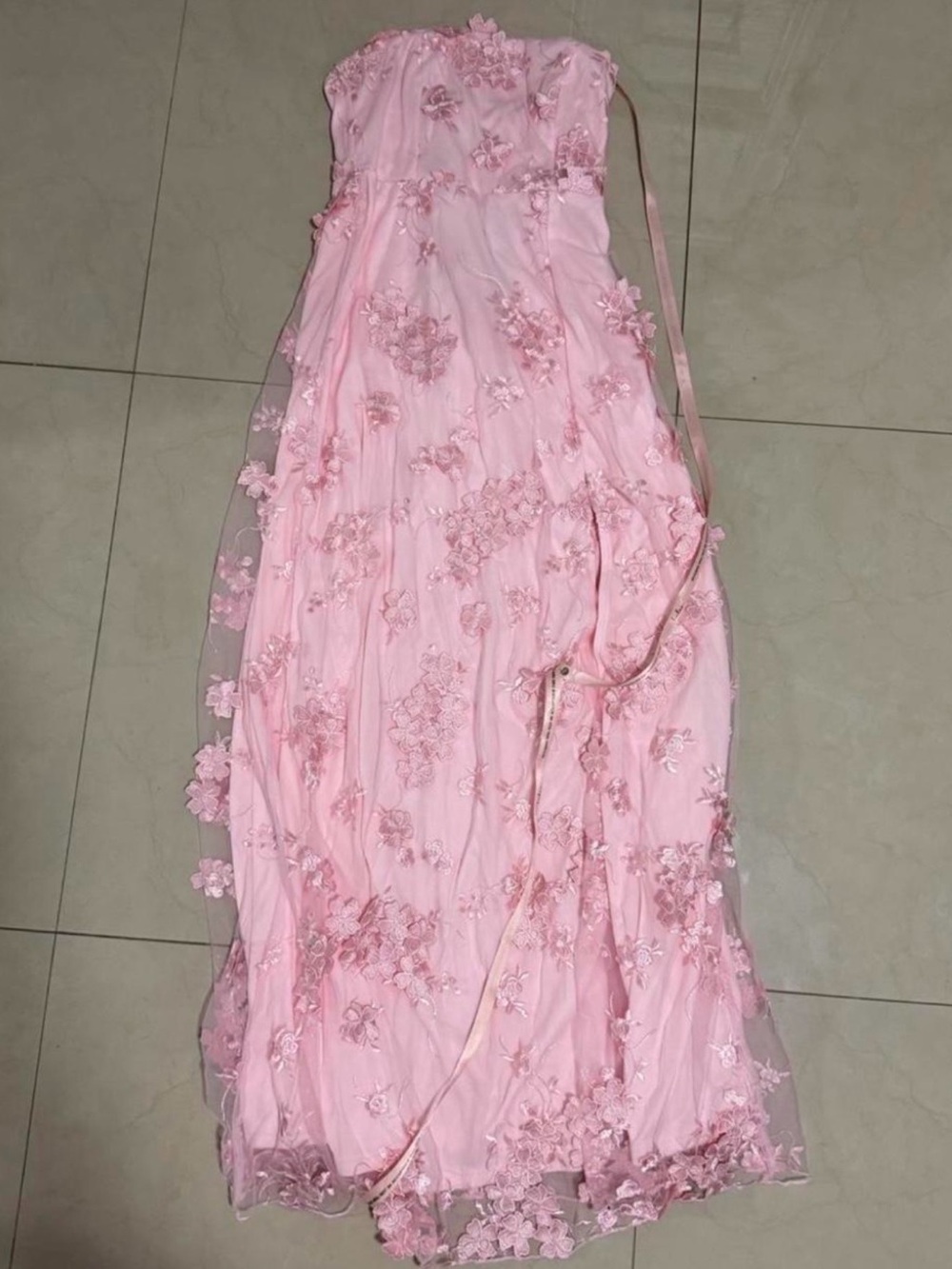 Lulu's Pink Floral Dress